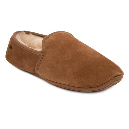 Mens Garrick Sheepskin Slipper Chestnut